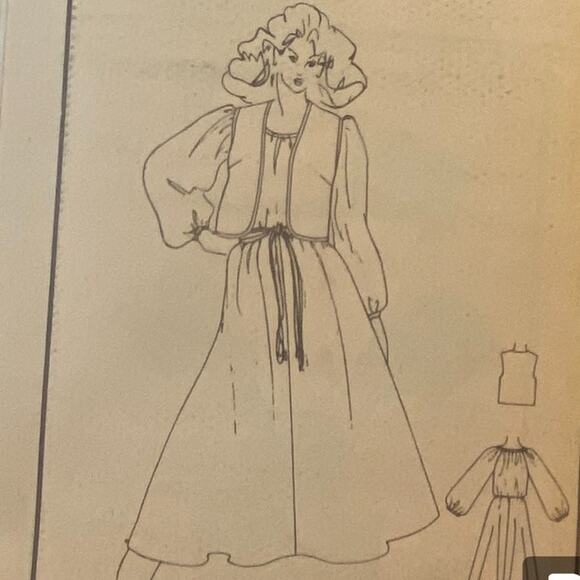 Simplicity 5965 Pattern Dress Vest Miss 8-12 Uncut Vintage Reversible Pullover - Picture 4 of 7